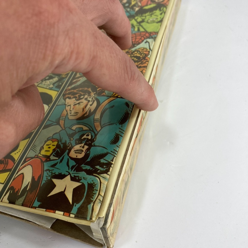 Vintage Captain America Comic Book Binder Mead Marvel Comics 1970s Rare - Picture 10 of 16